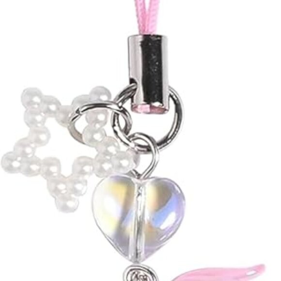 Other - Cute Strawberry Soda Phone Charms, Y2K Fruit Summer Phone Keychain Charm, Aesthe
